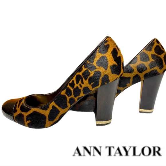 Ann Taylor Shoes - New Ann Taylor Round Toe Cheetah Pumps